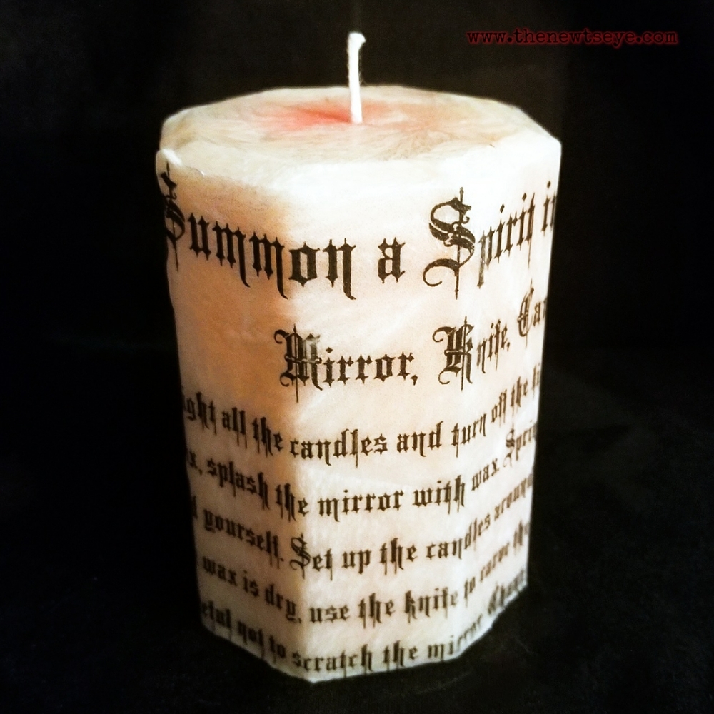 Halloween spell candle